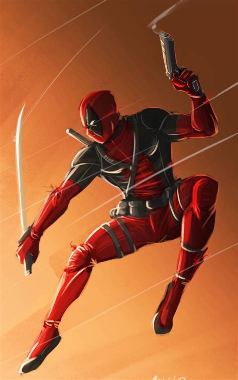 800x1280 Deadpool Art Sword Nexus 7,Samsung Galaxy Tab 10,Note Android ...