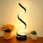 Spiral Table Lamp Bedroom Office Nightstand Bookshelf Living - Temu New Zealand