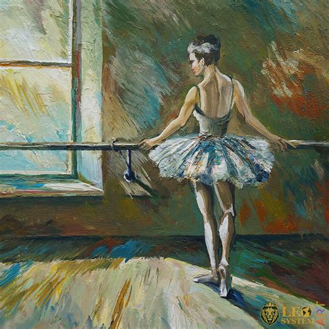 Paintings with Beautiful Ballerinas | LeoSystem.art