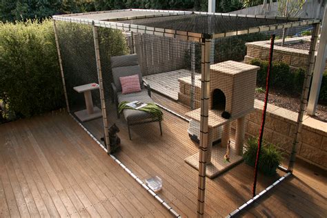 Cat Stuff Cat Enclosures Canberra~ enough space to relax with your cat ...