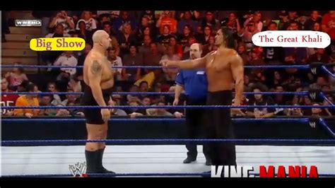 The Great Khali vs Big Show _ កីឡាកាស - YouTube