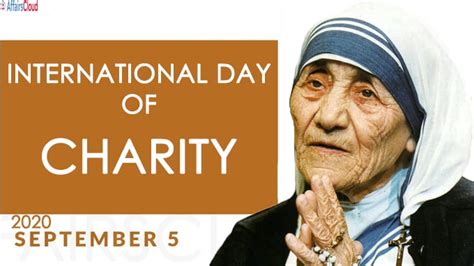 International Day of Charity 2020: September 5