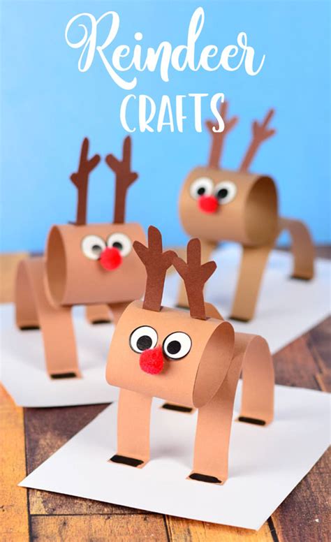 Christmas Reindeer Paper Craft — Doodle and Stitch