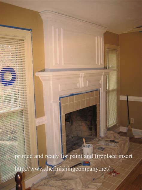 brick fireplace makeover before and after | www.thefinishing… | Flickr