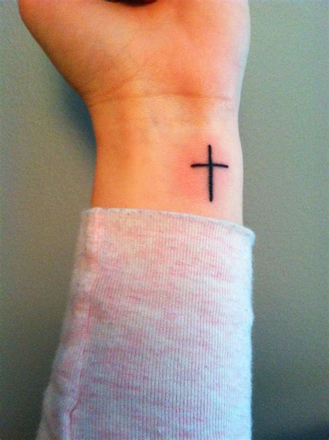 Cross Tattoo Designs On Wrist