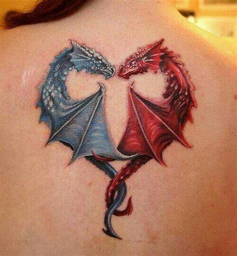 Fire And Ice Dragon Tattoo