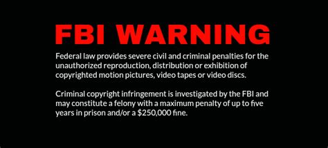 FBI Warning Screen by CB642onDeviantART on DeviantArt