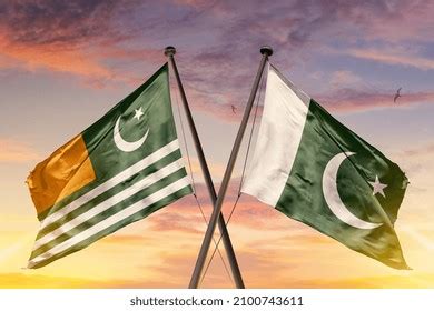 Pakistan Kashmir Relationship Flag National Flag Stock Illustration 2100743611 | Shutterstock