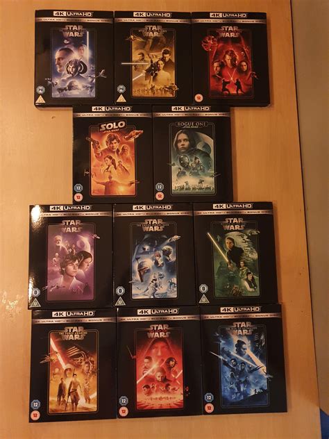 Finally got all of Star Wars in 4K : r/Bluray