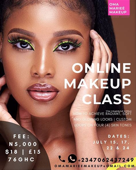 July Online Makeup Class - Oma Marieé Makeup Academy | Flutterwave Store