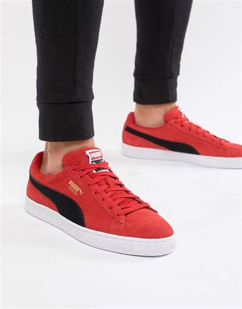 Puma Suede Classic sneakers in red 36534730 | Sneakers men fashion ...