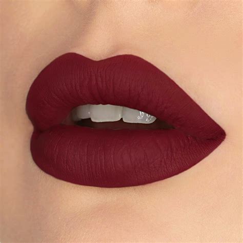 Dark Red Matte Lipstick