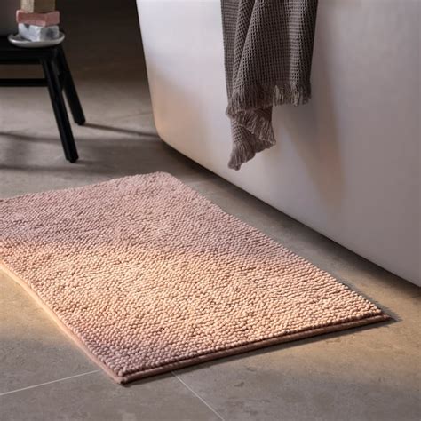 TOFTBO bath mat, light pink, 20x31" - IKEA