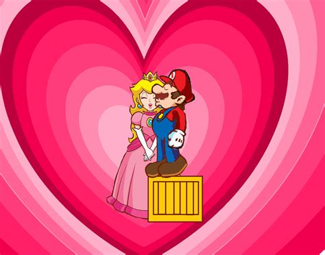 Mario Kisses Peach by WesleyAbram on DeviantArt