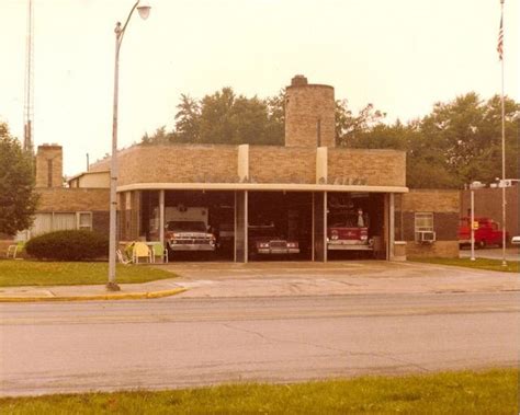 Central Fire Station, Columbus, Indiana, 1941. Photo from 1970s. | Fire ...