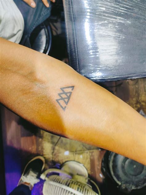 Past present future tattoo | Future tattoos, Tattoos, Triangle tattoo