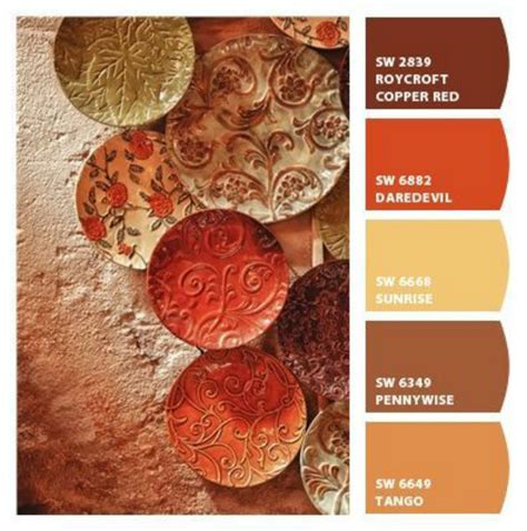 AUTUMN COLOR PALETTES....WHAT'S YOUR FAVORITE? | Paint colors, Kitchen ...