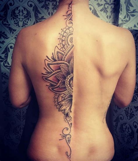 Mandala Back Tattoo