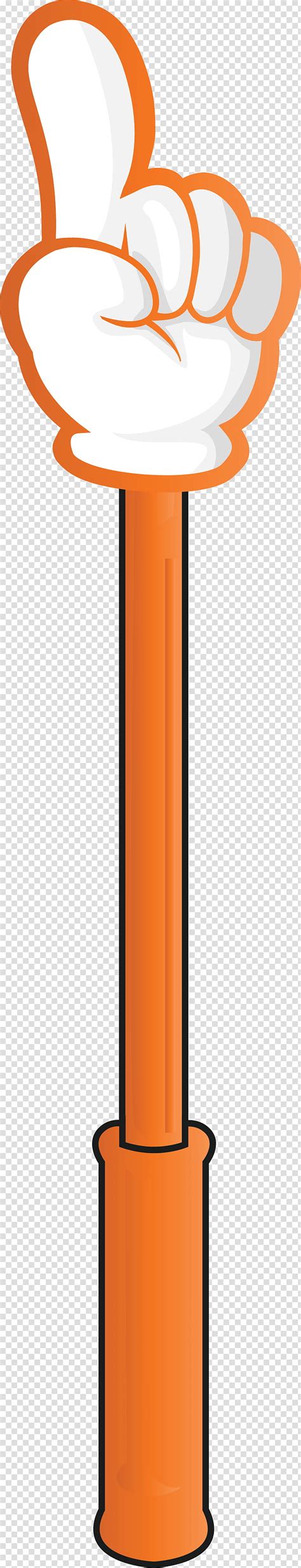 Finger Arrow, Orange, Line transparent background PNG clipart | HiClipart
