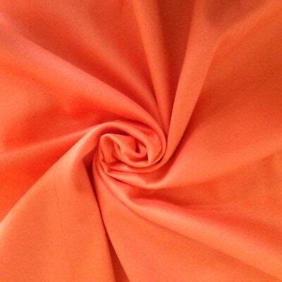 100% Cotton Fabric Orange Solid Plain Color Quilting Sewing By The Yards 1/2.5/3 | eBay