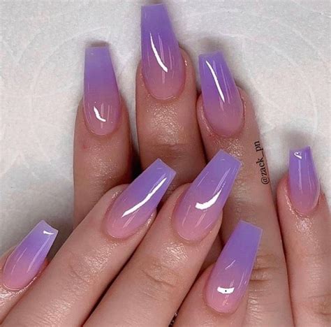 10+ Lavender Purple Ombre Nails – The FSHN