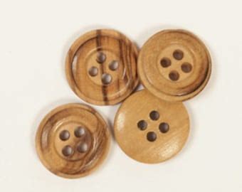 Craft Supplies & Tools Pack of 20 Wood Buttons 78 Inch Round Wooden Buttons Sewing & Fiber ...