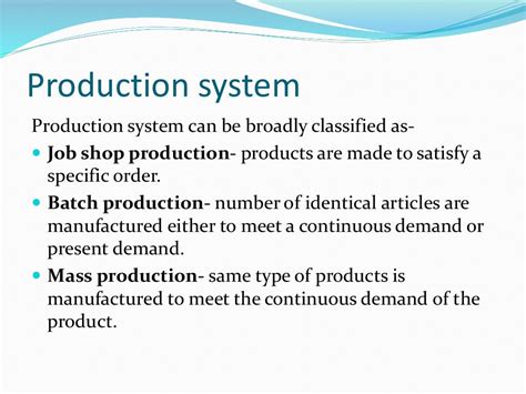 Cellular manufacturing