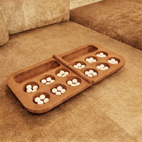 3D Printable MANCALA - BOARD GAME by Lazy Bear