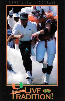 Miami Hurricanes Football | DENNIS ERICKSON | Trading Card Collection