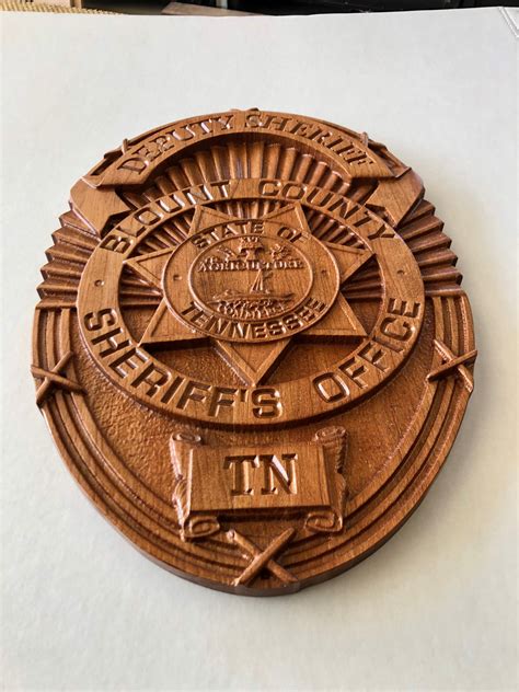 Blount County Tennessee Sheriff's Department Uniform Badge BCSO – With ...