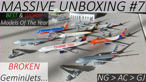 BROKEN MODELS... | MASSIVE UNBOXING #7 | (GEMINI JETS..., NG MODELS: WOW, VERY INTERESTING ...