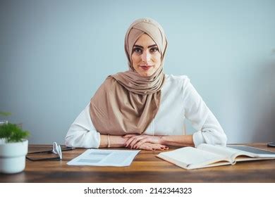 Entrepreneurship Islamic Women Portrait Happy Muslim Stock Photo 2143861801 | Shutterstock