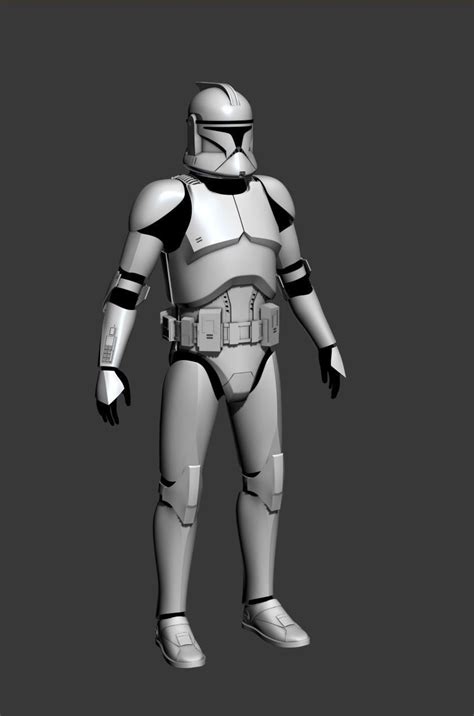 Clone Trooper Cosplay Armor 3D model 3D printable | CGTrader