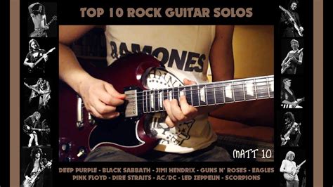 Top 10 Guitar Solos (Classic Rock) by Matt Ten - Best Classic Rock ...