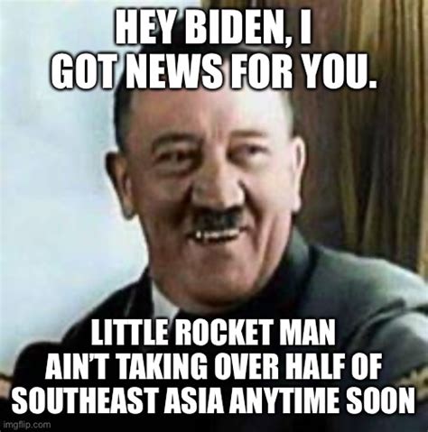 Little Rocket Man is not Hitler - Imgflip