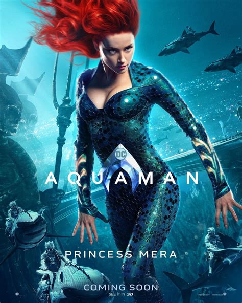 Amber Heard – “Aquaman” Promotional Photos and Posters • CelebMafia