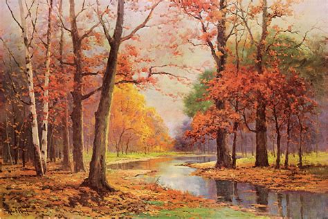 Autumn Glade - ATG | Robert wood paintings, Autumn landscape, Landscape ...