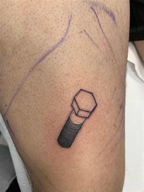 Always doodling nuts and bolts led to this ...anyone else with engineering related tattoos? : r ...