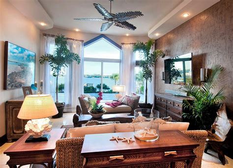 25 Classic Tropical Living Room Designs