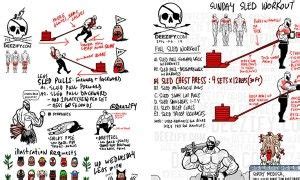 Sled Training Exercises & Workouts | Sled workout, Workout, Bodybuilding workouts