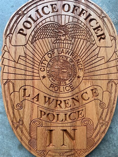 Lawrence IN Police Badge or Patch // Lawrence Police// Police - Etsy