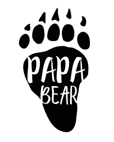 Papa Bear Print Papa Bear Wall Art Papa Bear Printable Papa | Etsy | Bear wall art, Papa bear ...