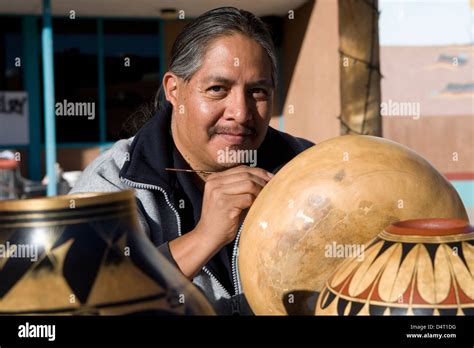 Albuquerque: Indian Pueblo Cultural Center/gourd decorating artist ...