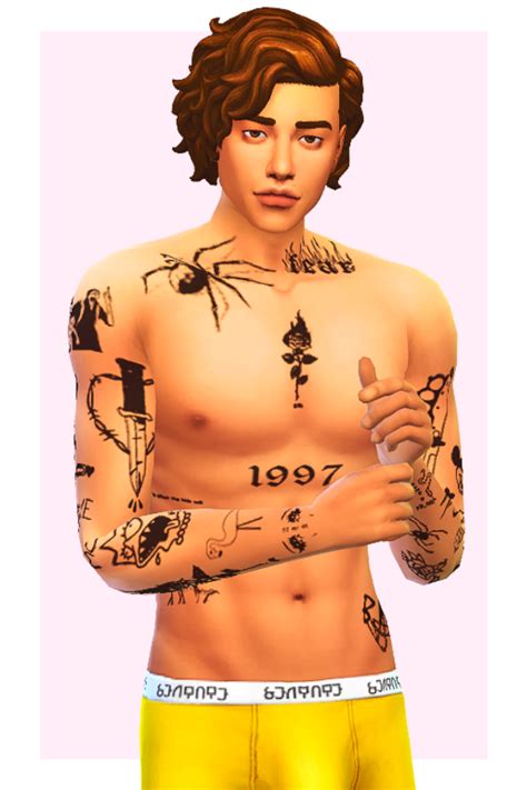 31+ Gorgeous Sims 4 Tattoos to Add to Your CC Folder - Must Have Mods ...