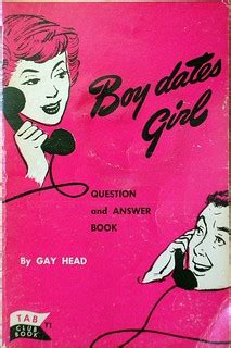 "Boy dates Girl," by Gay Head | Blogged here, Seattle. | Flickr