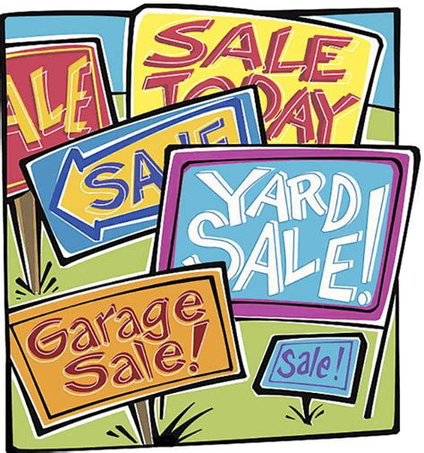 Free Garage Sale Images & Yard Sale Clip Art | Craigslist Garage Sales