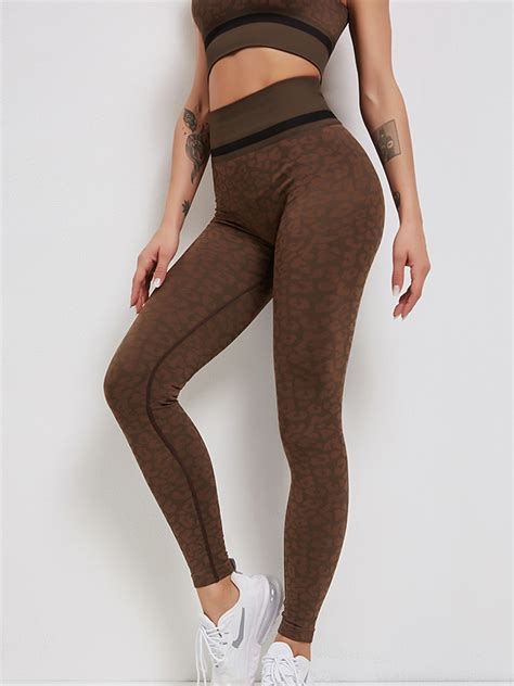 Wholesale Leopard Print Yoga Pants - YOU Seamless