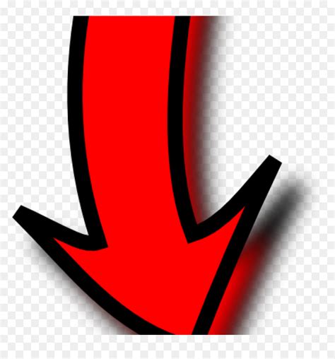 Red Arrow White Outline Png