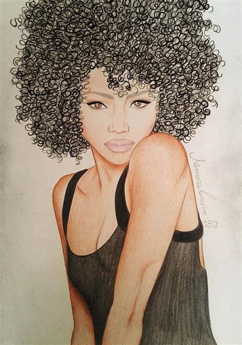 Pin by Carol Kuthrell on Cabelos Maravilhosos | Black women art, Afro ...