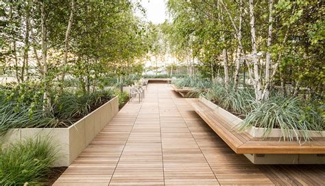 OJB designed a landscape that inspires restorative experiences and alternately fosters e ...